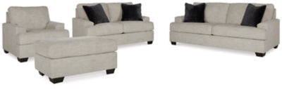 Sofá, loveseat, silla y otomana Vayda