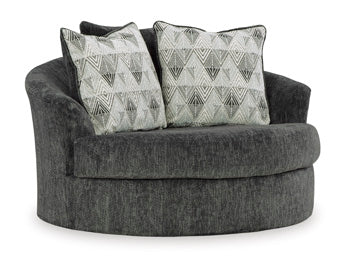 Silla giratoria decorativa extragrande Biddeford