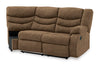 Loveseat reclinable con brazo derecho y media cuña Partymate