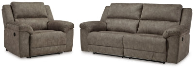 Sofá reclinable y sillón reclinable de gran tamaño Laresview