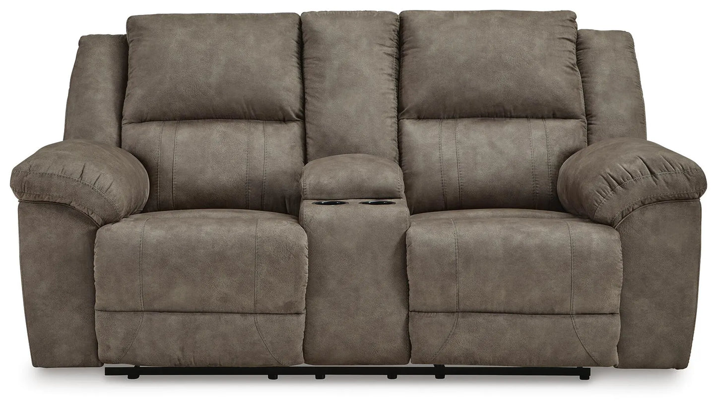 Laresview Reclining Loveseat with Console