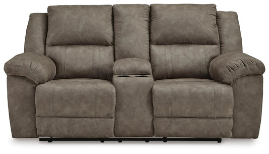 Laresview Reclining Loveseat with Console