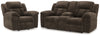 Loveseat reclinable y sillón reclinable Frohn