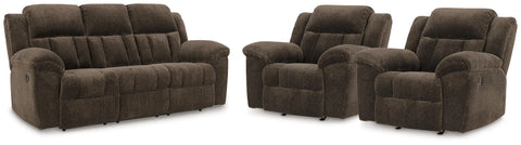 Frohn Reclining Sofa and 2 Recliners