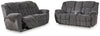 Sofá reclinable y loveseat Foreside