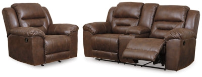 Loveseat reclinable y sillón reclinable Stoneland