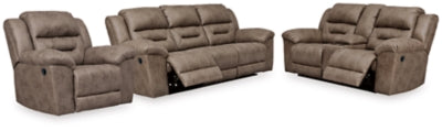 Sofá reclinable, loveseat y sillón reclinable Stoneland