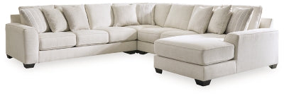 Seccional Lerenza de 4 piezas con chaise longue