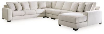 Seccional Lerenza de 5 piezas con chaise longue