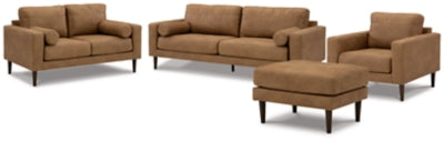 Sofá, loveseat, silla y otomana Telora