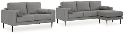 Sofá chaise longue y loveseat Hazela
