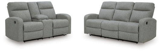 Moreau Place Reclining Sofa and Loveseat