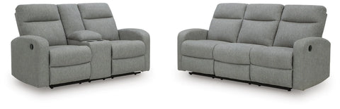 Moreau Place Reclining Sofa and Loveseat
