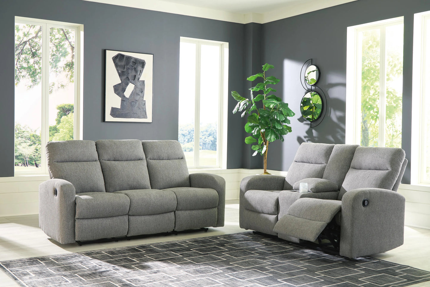 Moreau Place Reclining Sofa and Loveseat