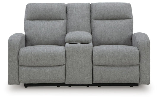 Moreau Place Reclining Loveseat with Console
