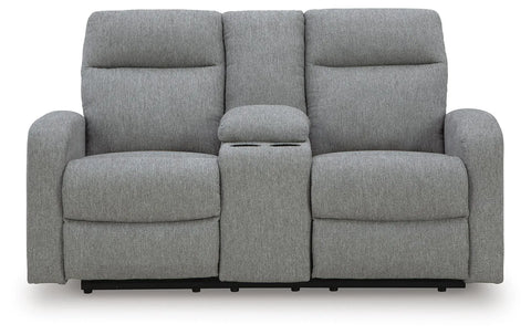 Moreau Place Reclining Loveseat with Console