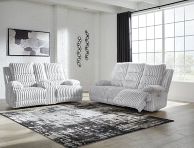 Technique Power Reclining Sofa and Loveseat