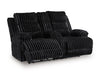 Technique Power Reclining Loveseat with Console