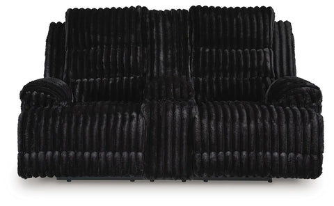 Technique Power Reclining Loveseat with Console