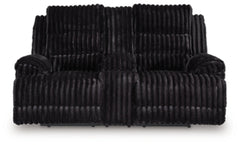 Sofá de dos plazas reclinable con consola Technique