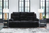 Technique Power Reclining Sofa with Drop Down Table