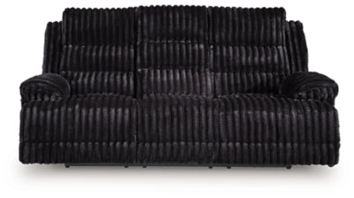 Sofá reclinable eléctrico Technique con mesa abatible