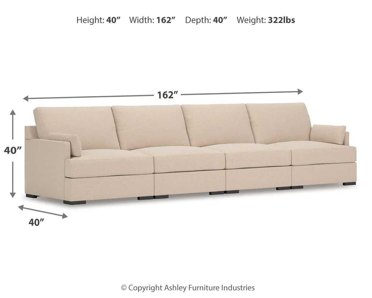 Seccional Regality de 4 piezas