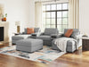 Seccional de 5 piezas Omaha by Ashley con sistema de audio y chaise longue