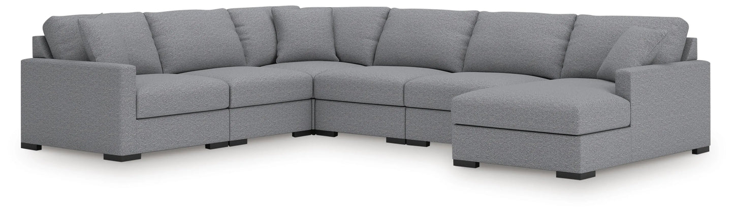 Seccional de 6 piezas con chaise longue Omaha by Ashley