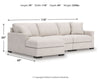 Seccional de 3 piezas con chaise longue Omaha by Ashley