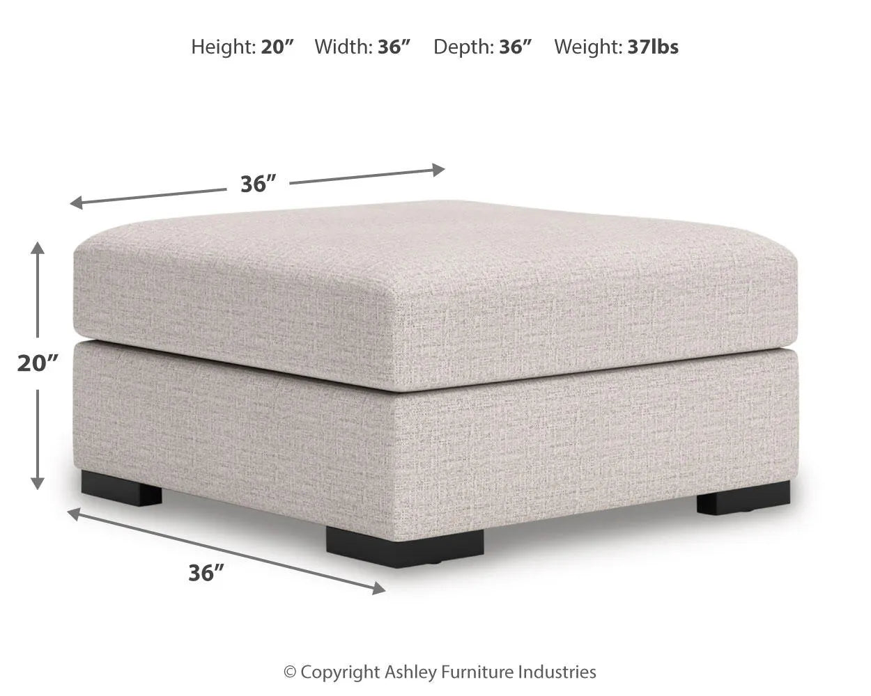 Omaha by Ashley Oversized Accent Ottoman