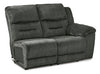 Loveseat reclinable eléctrico Nettington con brazo derecho