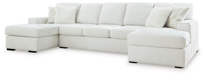 Seccional de 3 piezas con chaise longue Leighelli