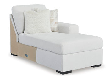 Chaise longue esquinera con brazo derecho Leighelli