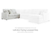 Loveseat Leighelli con brazo izquierdo
