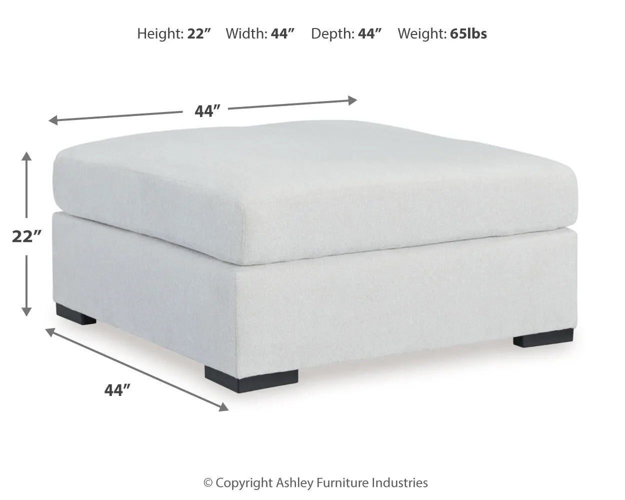 Leighelli Oversized Accent Ottoman