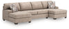 Seyler Lane 3-Piece Sectional with Double Chaise
