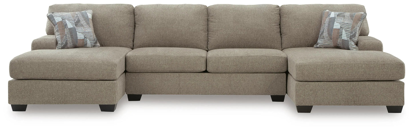 Seccional de 3 piezas con chaise longue doble Seyler Lane