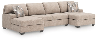 Seccional de 3 piezas con chaise longue doble Seyler Lane