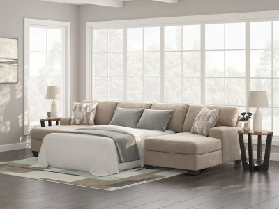 Seccional de 3 piezas con chaise longue doble Seyler Lane