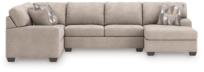 Seccional de 3 piezas con chaise longue Seyler Lane