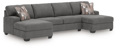 Seccional de 3 piezas con chaise longue doble Seyler Lane