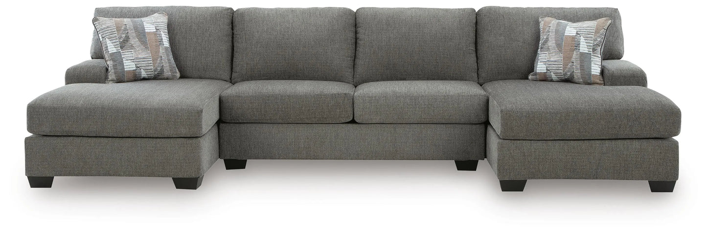 Seccional de 3 piezas con chaise longue doble Seyler Lane