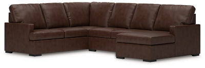 Seccional moderno de 3 piezas con chaise longue