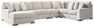 Seccional Larce de 5 piezas con chaise longue