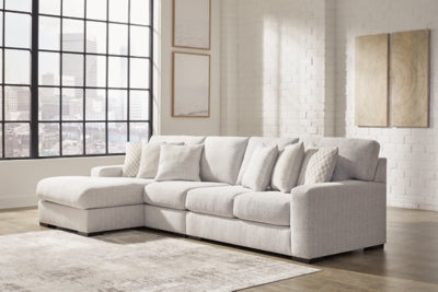 Seccional Larce de 3 piezas con chaise longue