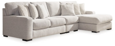 Seccional Larce de 3 piezas con chaise longue