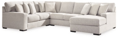 Seccional Larce de 4 piezas con chaise longue