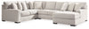 Seccional Larce de 4 piezas con chaise longue
