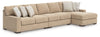 Seccional Larce de 3 piezas con chaise longue